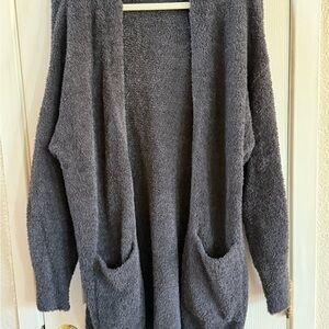 Stars Above Gray Cardigan Sweater